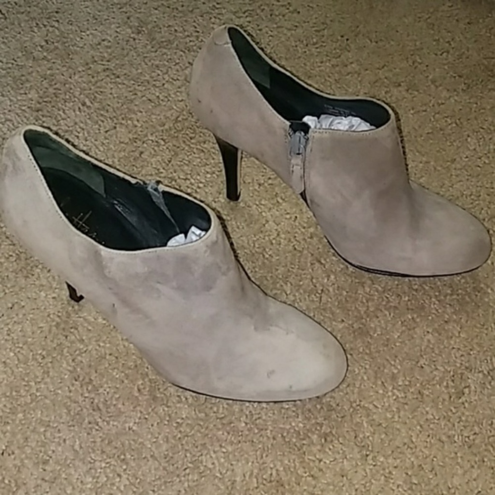 COLE HAAN Air Talia BLACK Suede Booties